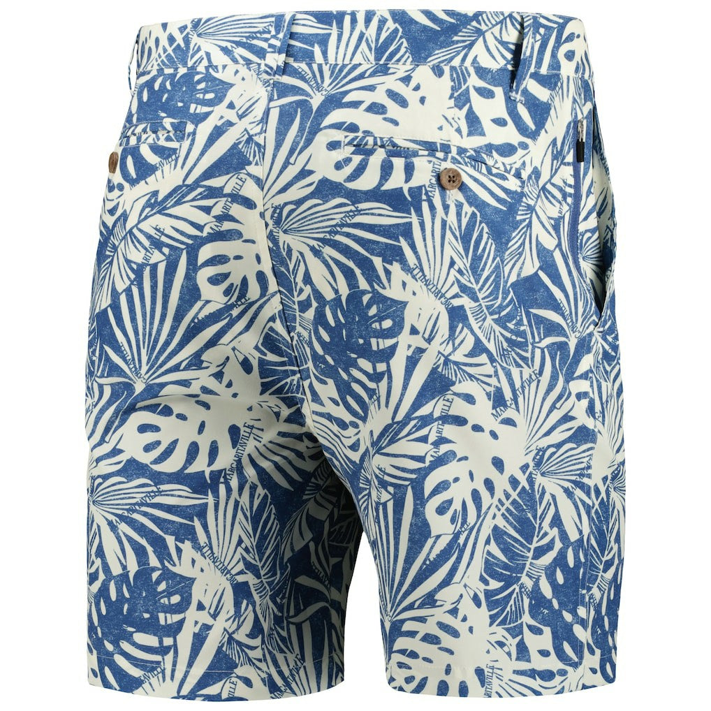 Chicago Bears Margaritaville Sandwashed Monstera Print Amphib Shorts - Navy Shorts