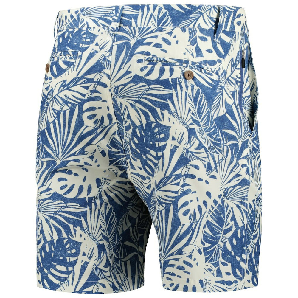 Chicago Bears Margaritaville Sandwashed Monstera Print Amphib Shorts - Navy Shorts