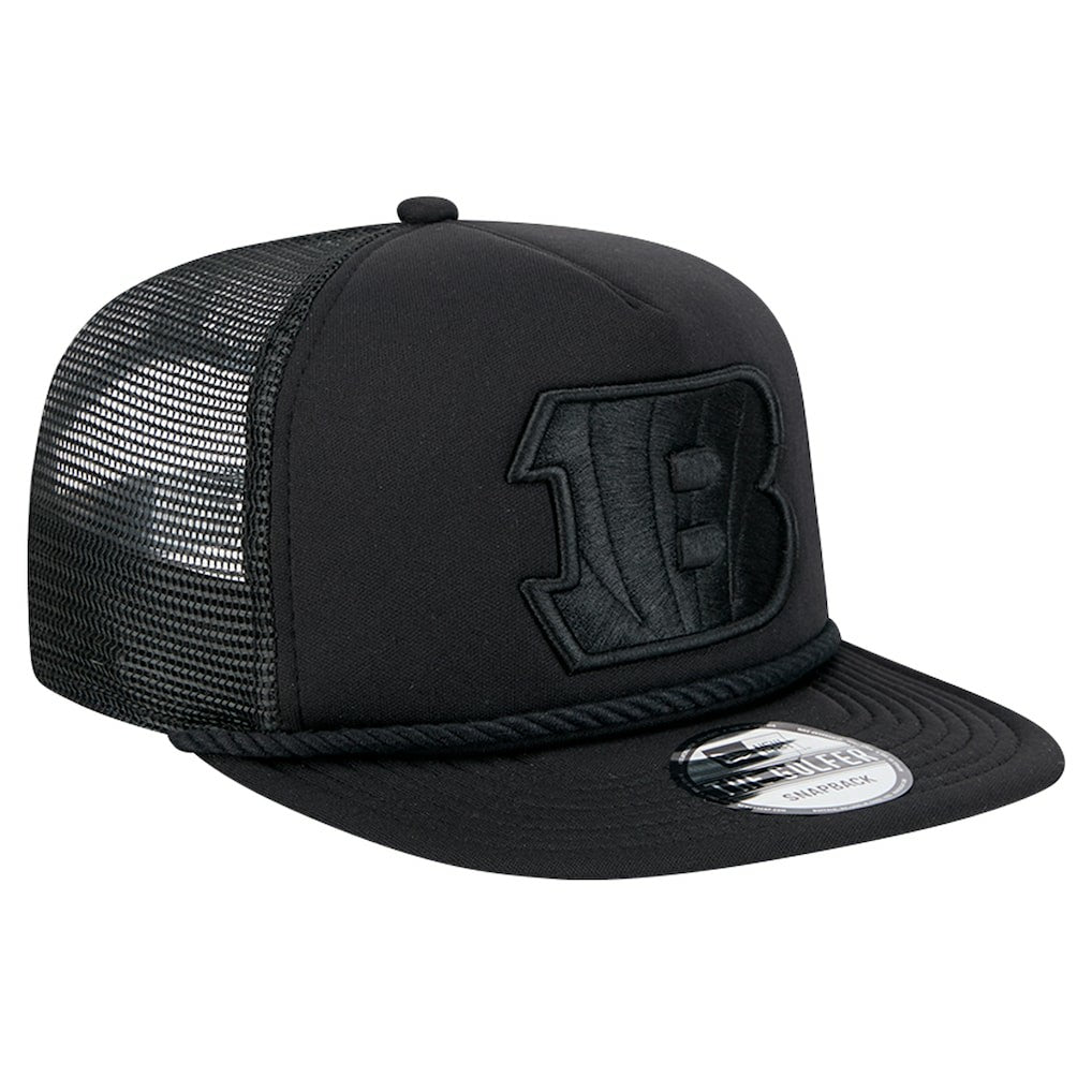 New Era Cincinnati Bengals Black Active Tone Golfer Snapback Hat