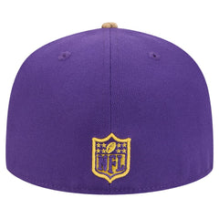 New Era Minnesota Vikings Purple Active Two-Tone Camo 59FIFTY Fitted Hat