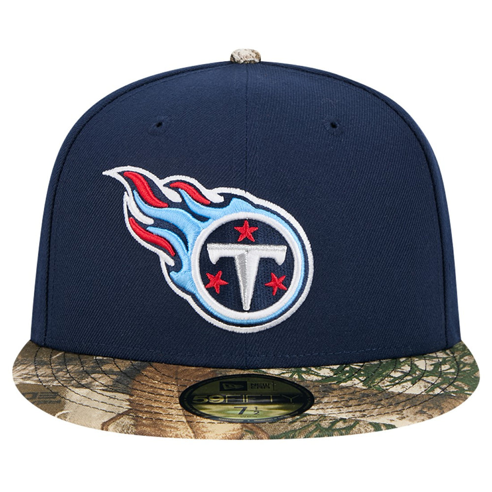 New Era Tennessee Titans Navy Active Two-Tone Camo 59FIFTY Fitted Hat