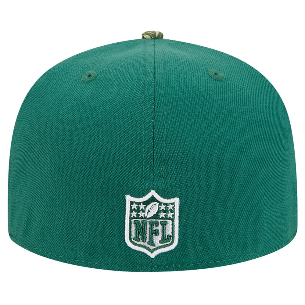 New Era New York Jets Green Active Two-Tone Camo 59FIFTY Fitted Hat