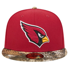 New Era Arizona Cardinals Cardinal Active Two-Tone Camo 59FIFTY Fitted Hat