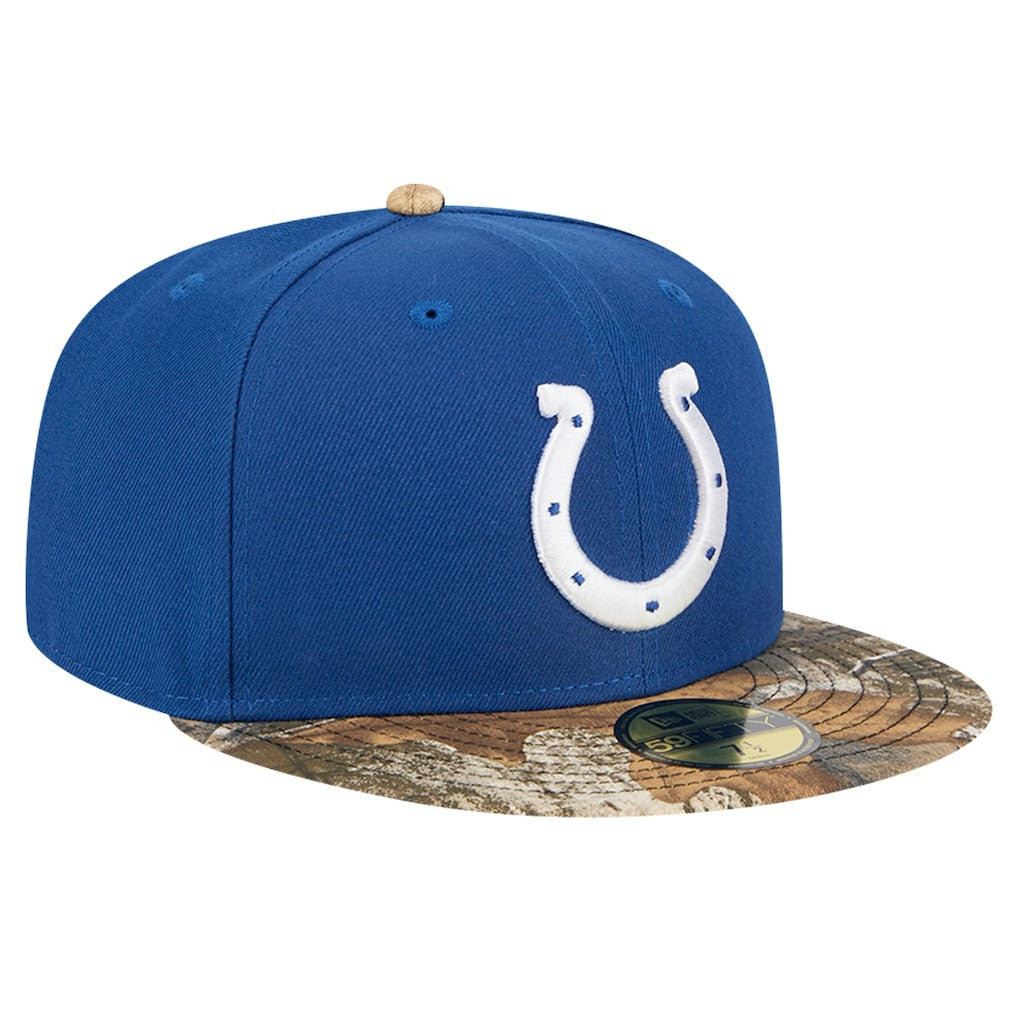 New Era Indianapolis Colts Royal Active Two-Tone Camo 59FIFTY Fitted Hat