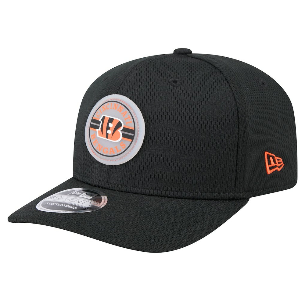 Cincinnati Bengals New Era Adventure Patched 9SEVENTY Stretch-Snap Adjustable Hat - Black Hats
