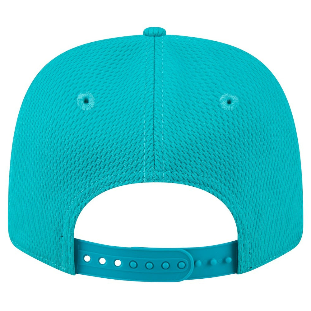 Miami Dolphins New Era Adventure Patched 9SEVENTY Stretch-Snap Adjustable Hat - Aqua Hats