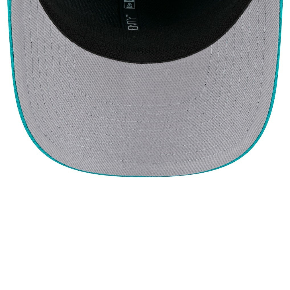 Miami Dolphins New Era Adventure Patched 9SEVENTY Stretch-Snap Adjustable Hat - Aqua Hats