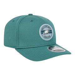 Philadelphia Eagles New Era Adventure Patched 9SEVENTY Stretch-Snap Adjustable Hat - Midnight Green Hats