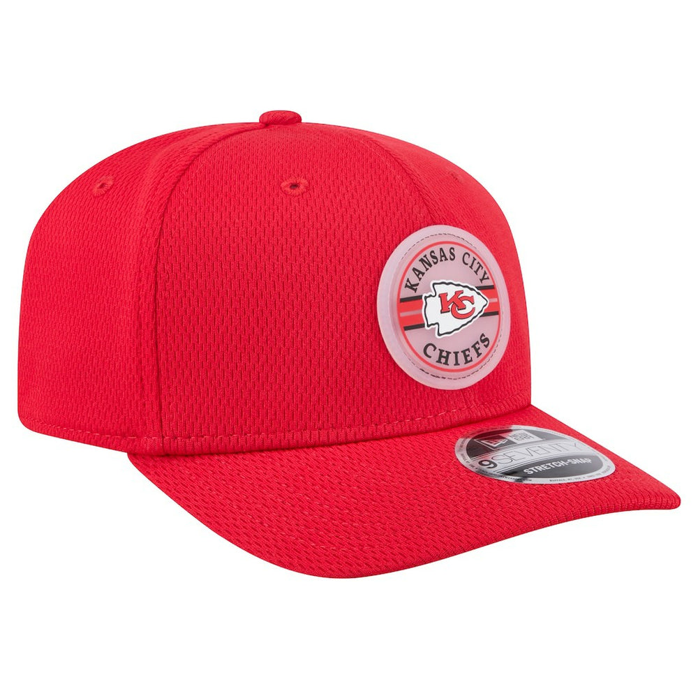 Kansas City Chiefs New Era Adventure Patched 9SEVENTY Stretch-Snap Adjustable Hat - Red Hats