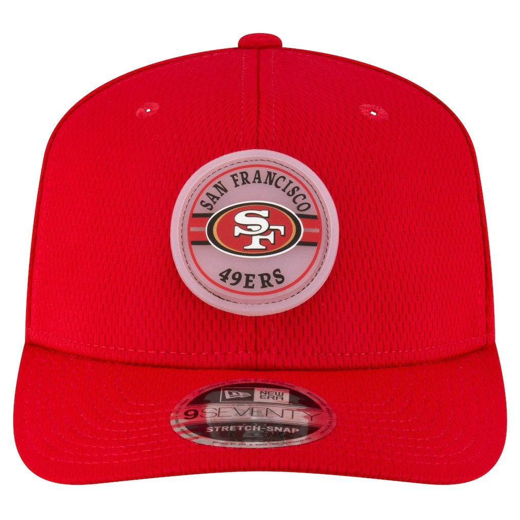 San Francisco 49ers New Era Adventure Patched 9SEVENTY Stretch-Snap Adjustable Hat - Scarlet Hats