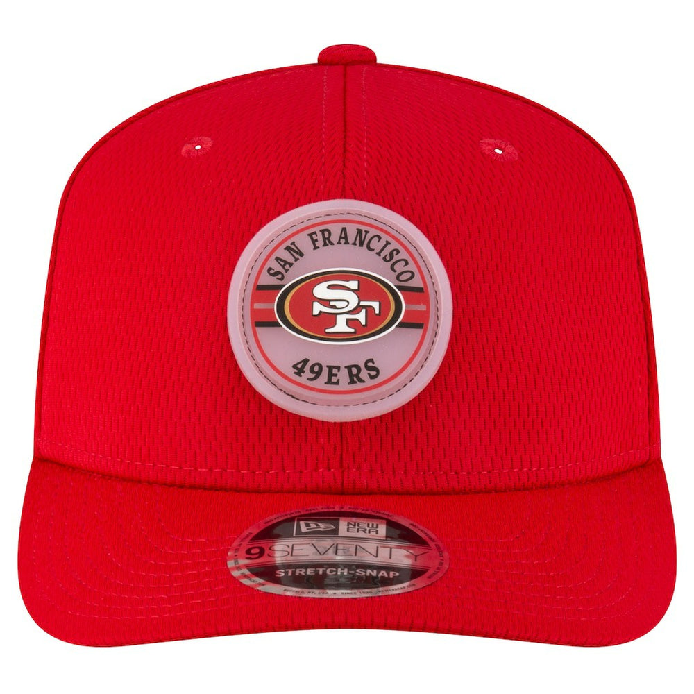 San Francisco 49ers New Era Adventure Patched 9SEVENTY Stretch-Snap Adjustable Hat - Scarlet Hats