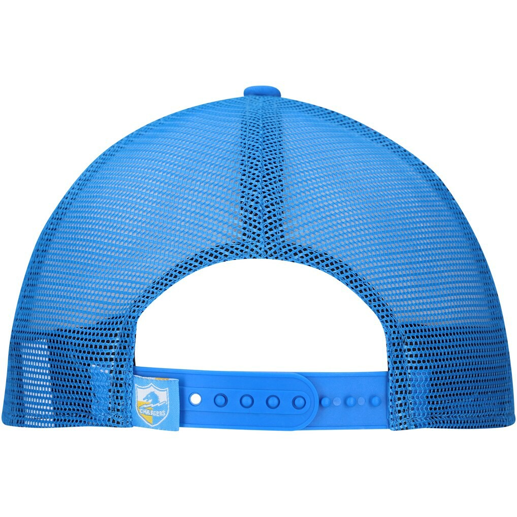 New Era Los Angeles Chargers Distressed 9FIFTY A-Frame Snapback Hat - White/Powder Blue Hats