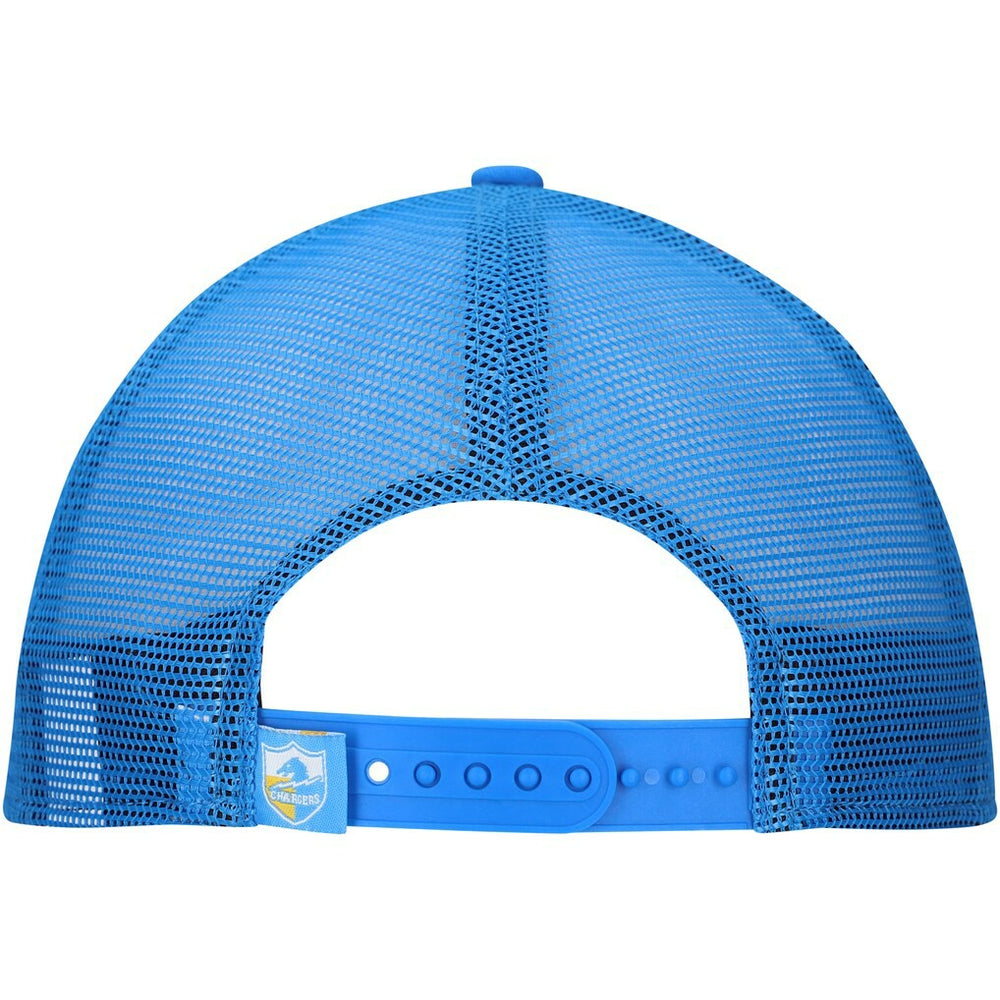 New Era Los Angeles Chargers Distressed 9FIFTY A-Frame Snapback Hat - White/Powder Blue Hats