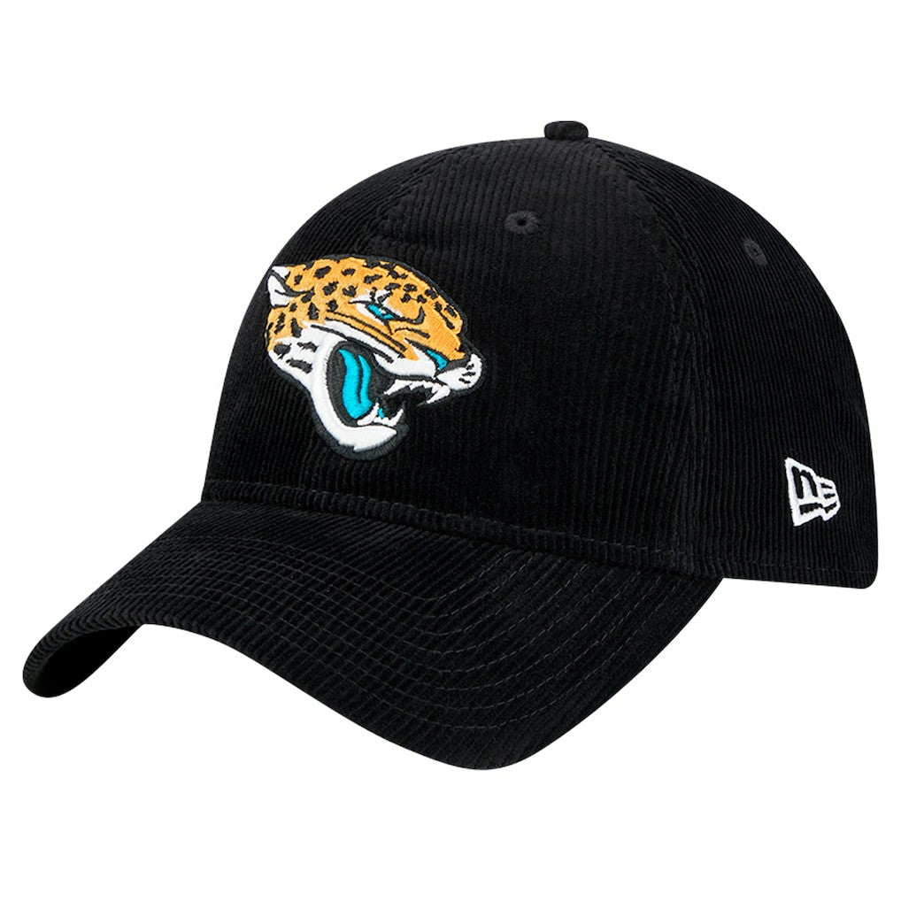 Jacksonville Jaguars New Era Corded 9TWENTY Adjustable Hat - Black Hats