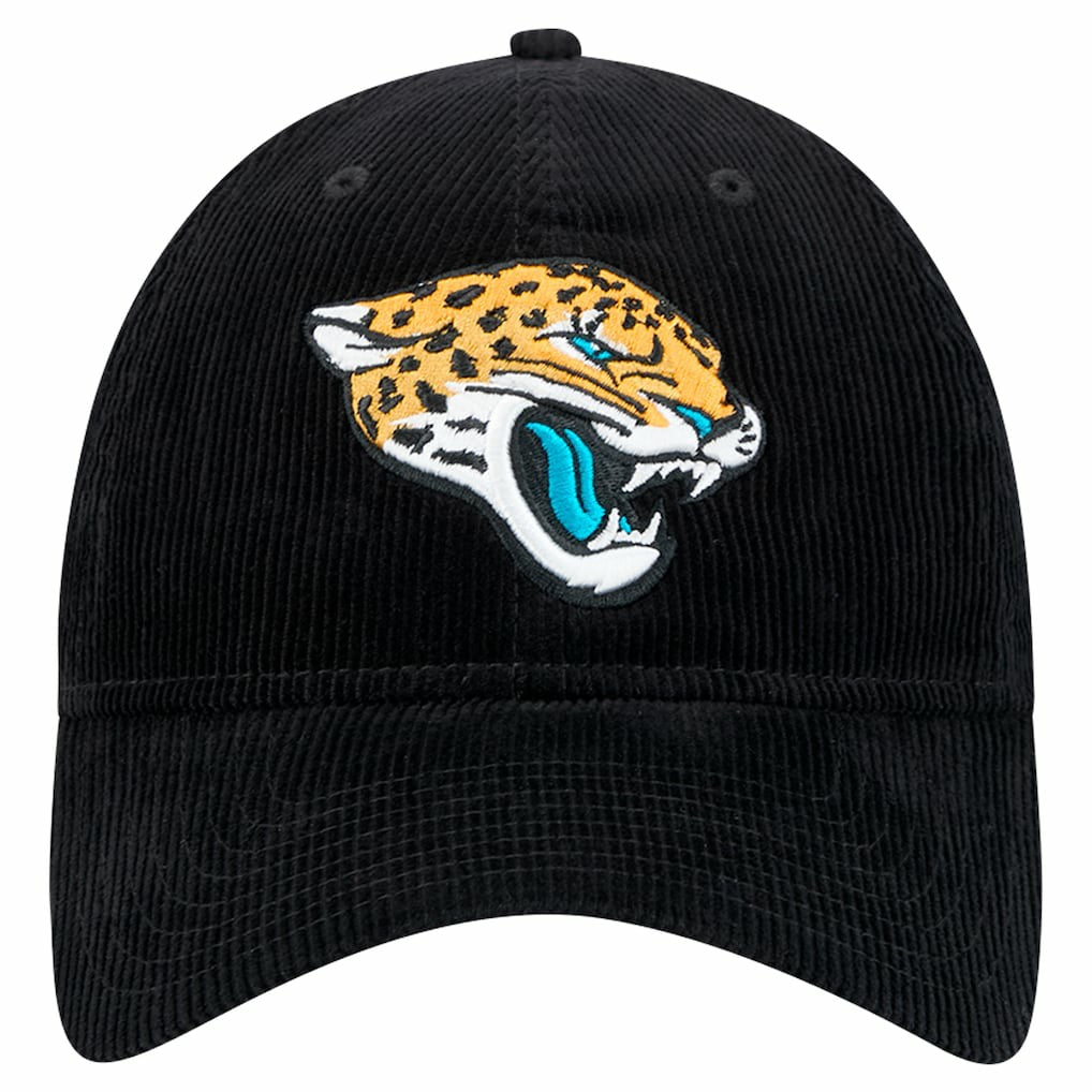 Jacksonville Jaguars New Era Corded 9TWENTY Adjustable Hat - Black Hats