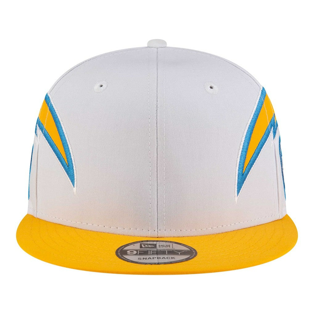 Los Angeles Chargers New Era Helmet 9FIFTY Snapback Hat - White Hats