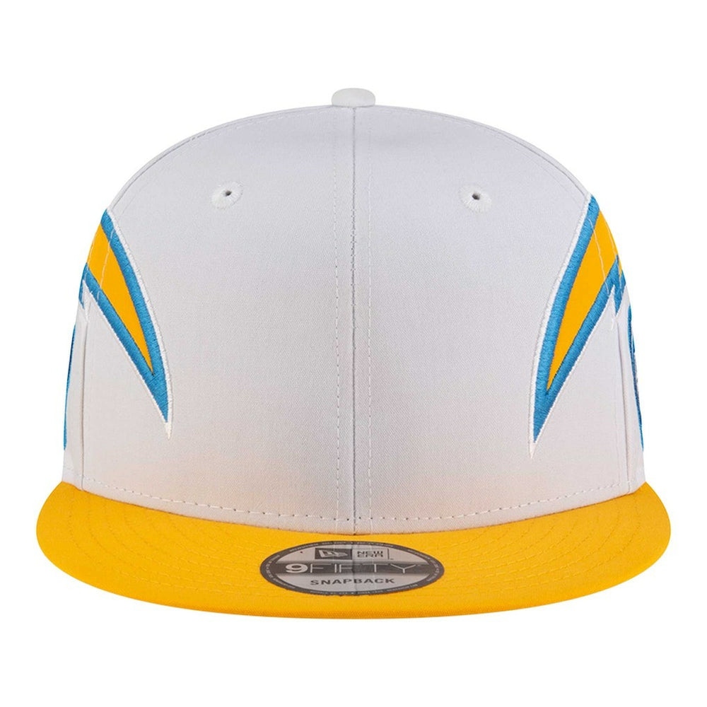 Los Angeles Chargers New Era Helmet 9FIFTY Snapback Hat - White Hats