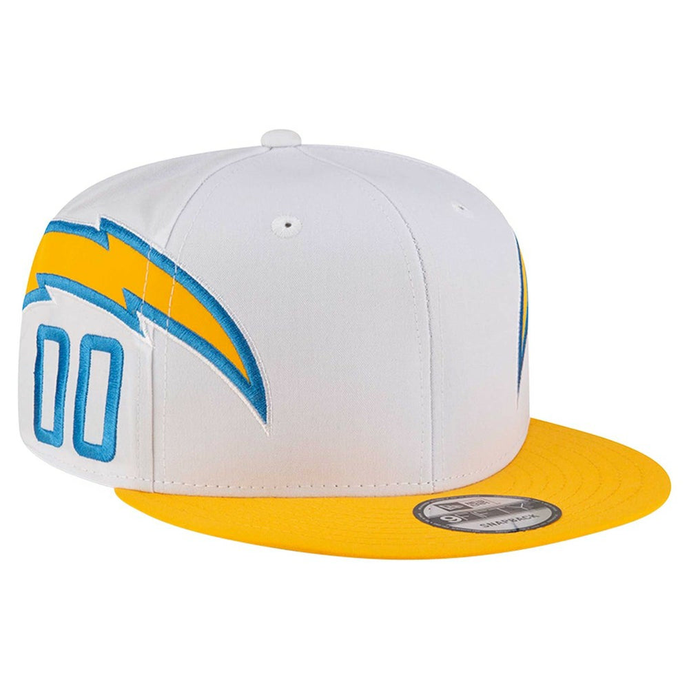 Los Angeles Chargers New Era Helmet 9FIFTY Snapback Hat - White Hats