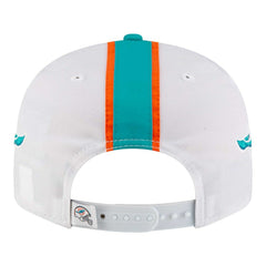 Miami Dolphins New Era Helmet 9FIFTY Snapback Hat - White Hats