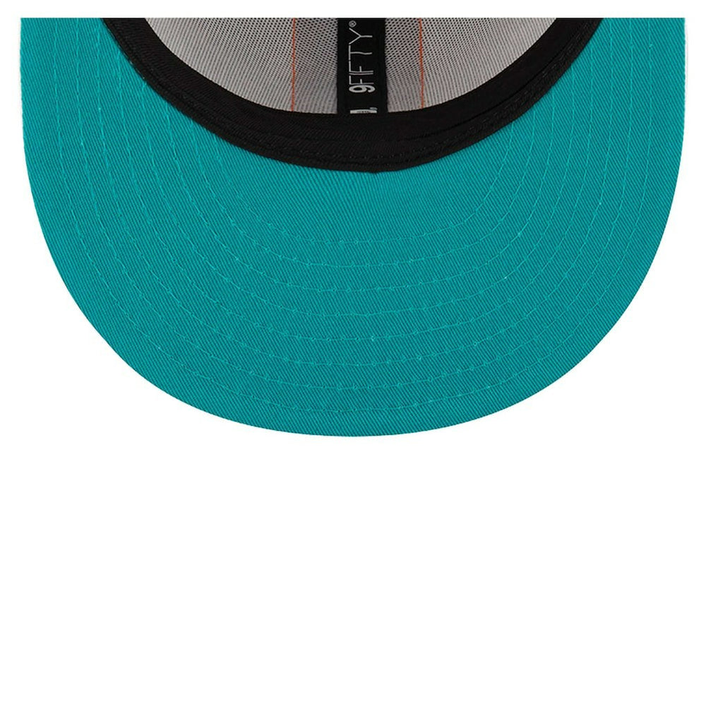 Miami Dolphins New Era Helmet 9FIFTY Snapback Hat - White Hats