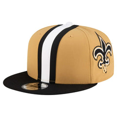 New Orleans Saints New Era Helmet 9FIFTY Snapback Hat - Gold Hats