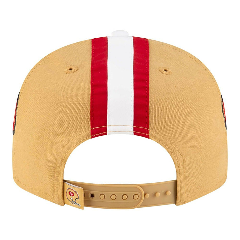 San Francisco 49ers New Era Throwback Helmet 9FIFTY Snapback Hat - Gold Hats