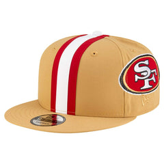 San Francisco 49ers New Era Helmet 9FIFTY Snapback Hat - Gold Hats