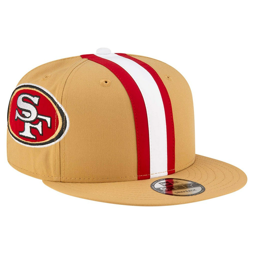 San Francisco 49ers New Era Helmet 9FIFTY Snapback Hat - Gold Hats