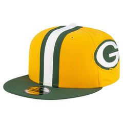 Green Bay Packers New Era Helmet 9FIFTY Snapback Hat - Gold Hats