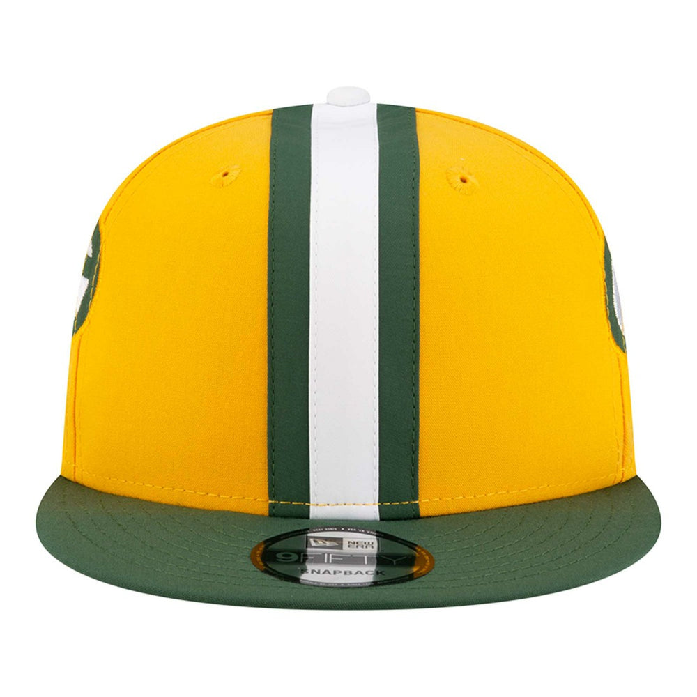 Green Bay Packers New Era Helmet 9FIFTY Snapback Hat - Gold Hats