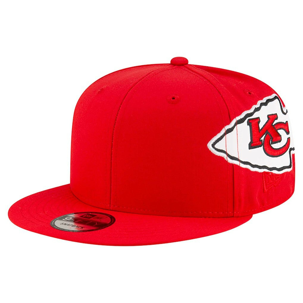 Kansas City Chiefs New Era Helmet 9FIFTY Snapback Hat - Red Hats