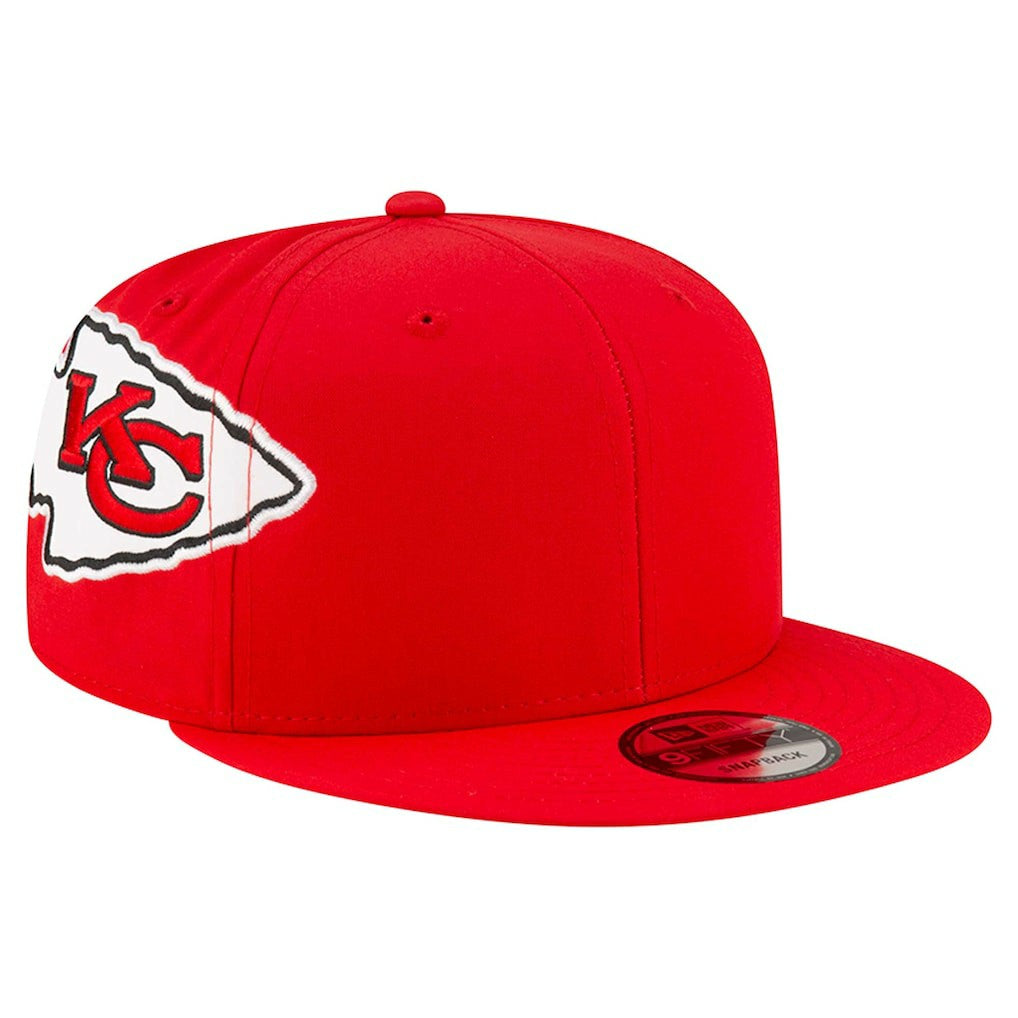 Kansas City Chiefs New Era Helmet 9FIFTY Snapback Hat - Red Hats