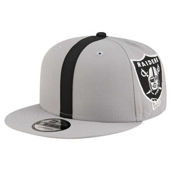 Las Vegas Raiders New Era Helmet 9FIFTY Snapback Hat - Gray Hats