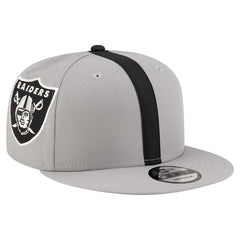 Las Vegas Raiders New Era Helmet 9FIFTY Snapback Hat - Gray Hats