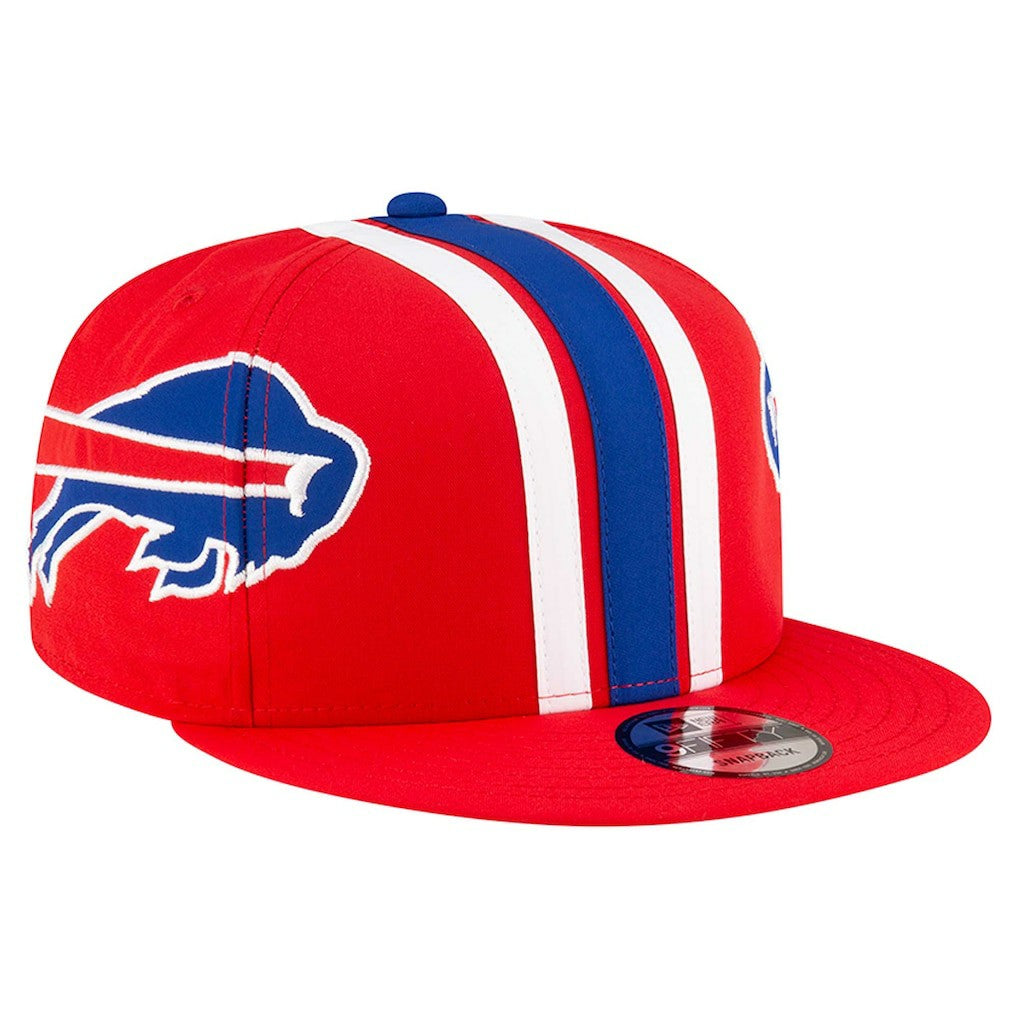 Buffalo Bills New Era Throwback Helmet 9FIFTY Snapback Hat - Red Hats