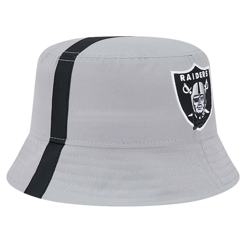 Las Vegas Raiders New Era Helmet Bucket Hat - Gray Hats