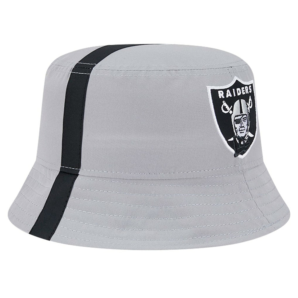 Las Vegas Raiders New Era Helmet Bucket Hat - Gray Hats