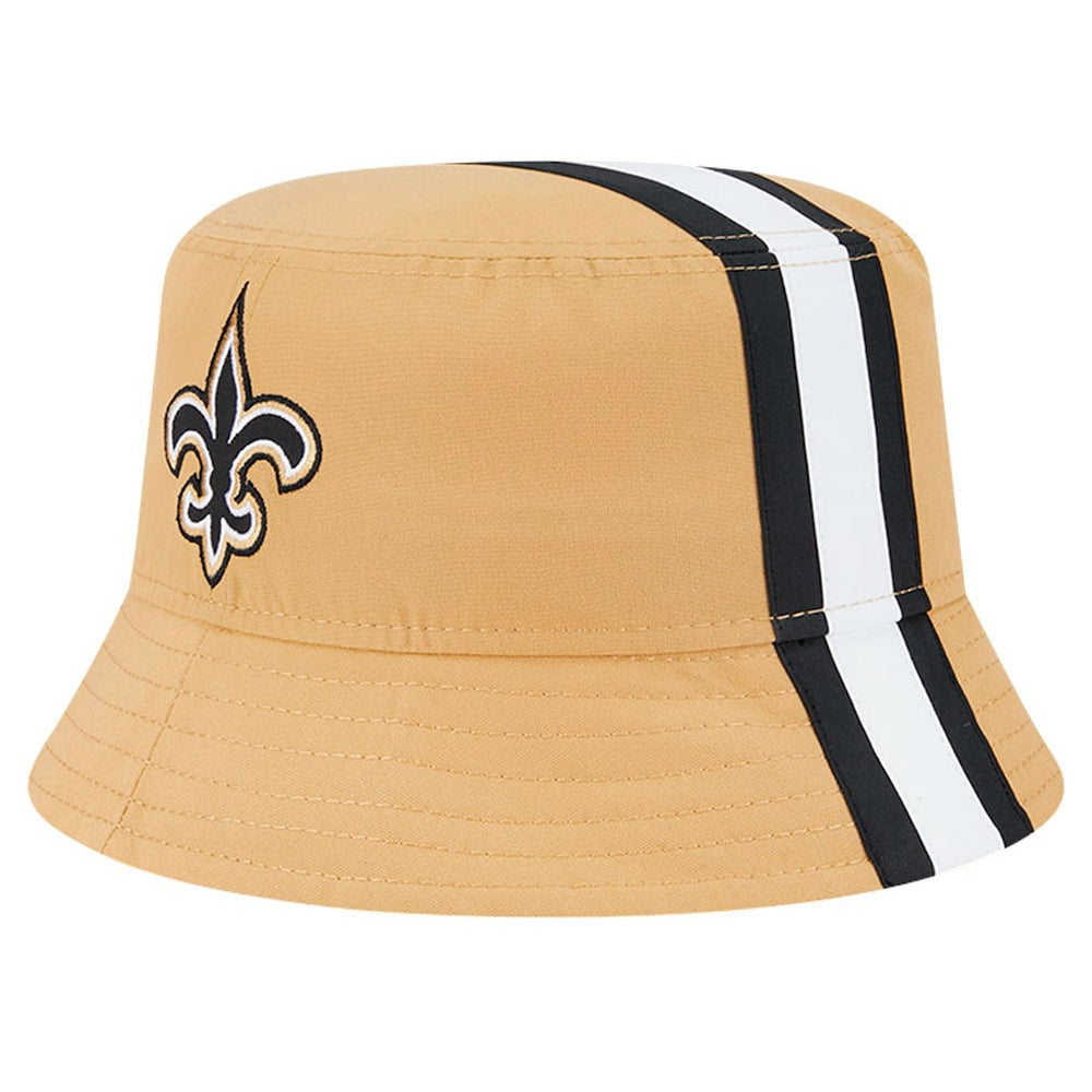 New Orleans Saints New Era Helmet Bucket Hat - Gold Hats