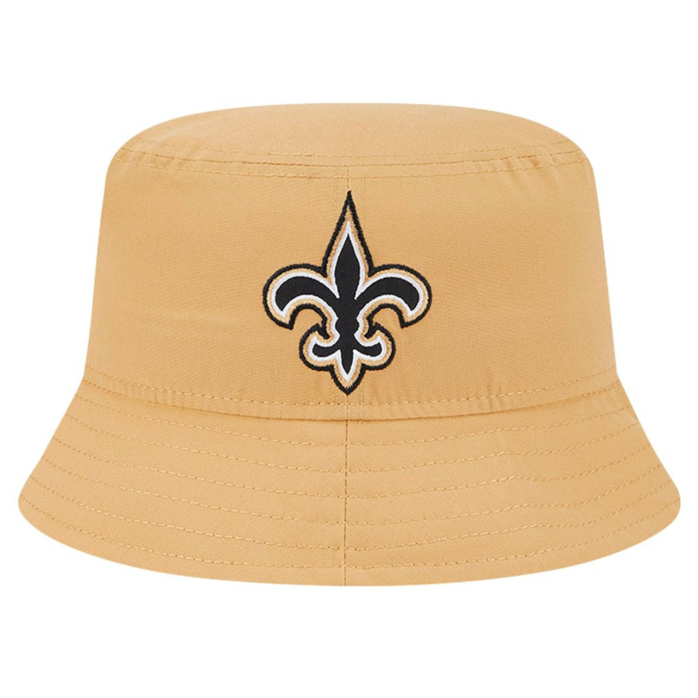 New Orleans Saints New Era Helmet Bucket Hat - Gold Hats