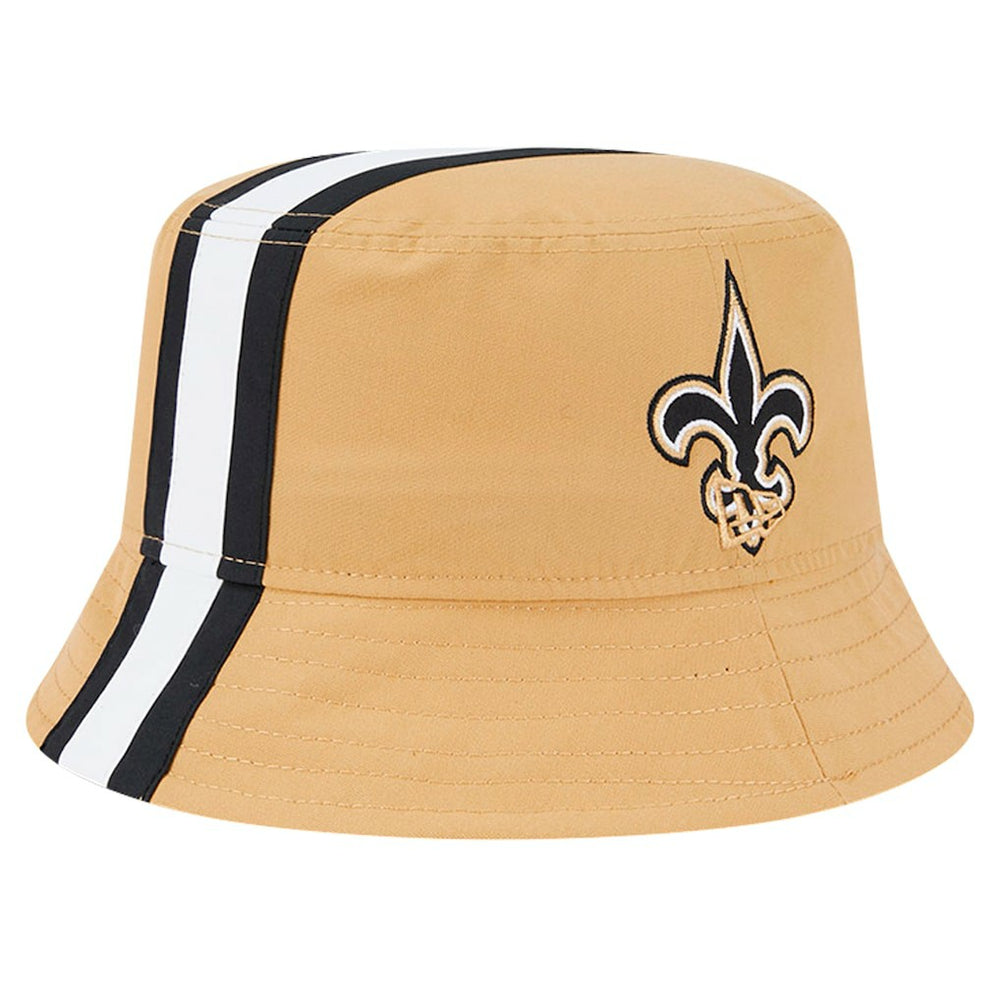 New Orleans Saints New Era Helmet Bucket Hat - Gold Hats