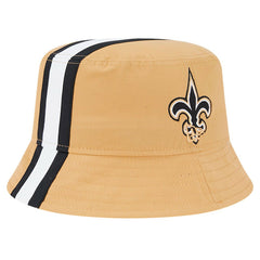 New Orleans Saints New Era Helmet Bucket Hat - Gold Hats