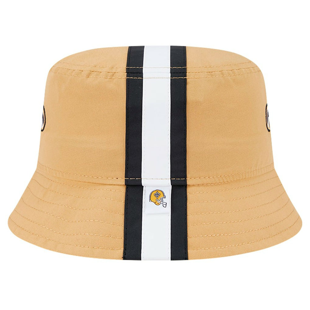 New Orleans Saints New Era Helmet Bucket Hat - Gold Hats