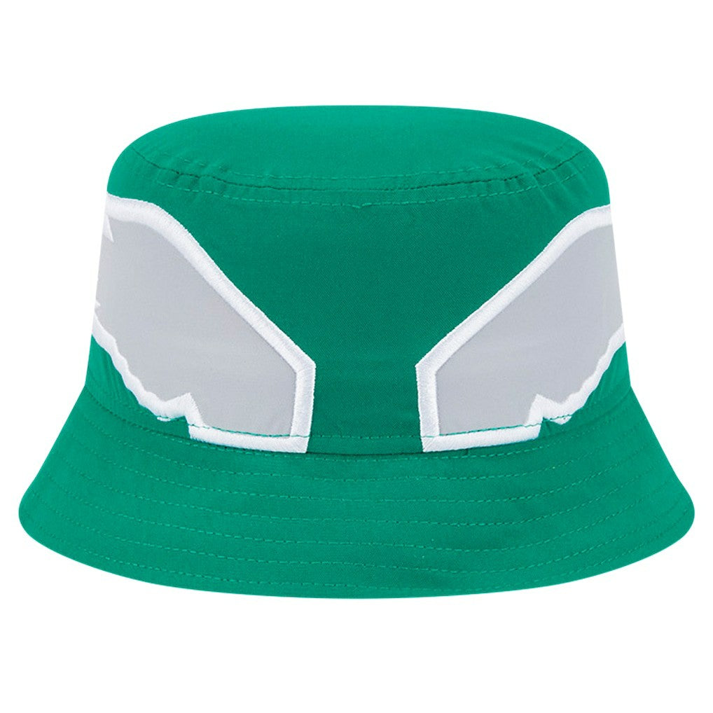 Philadelphia Eagles New Era Helmet Bucket Hat - Kelly Green Hats
