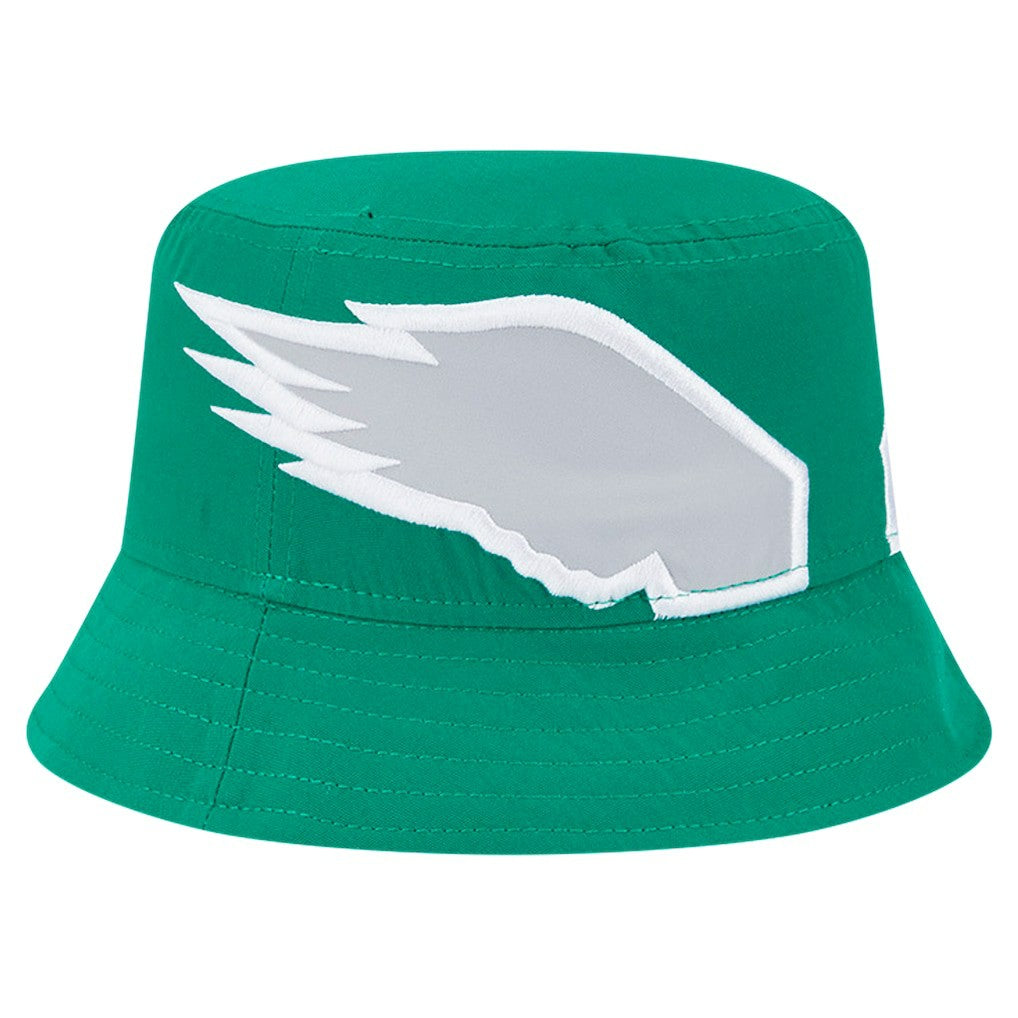 Philadelphia Eagles New Era Helmet Bucket Hat - Kelly Green Hats
