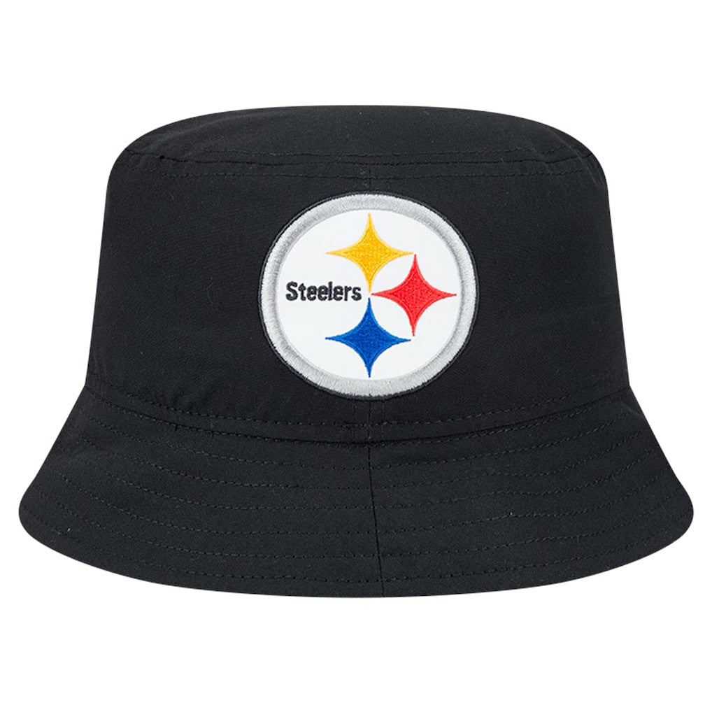 Pittsburgh Steelers New Era Helmet Bucket Hat - Black Hats