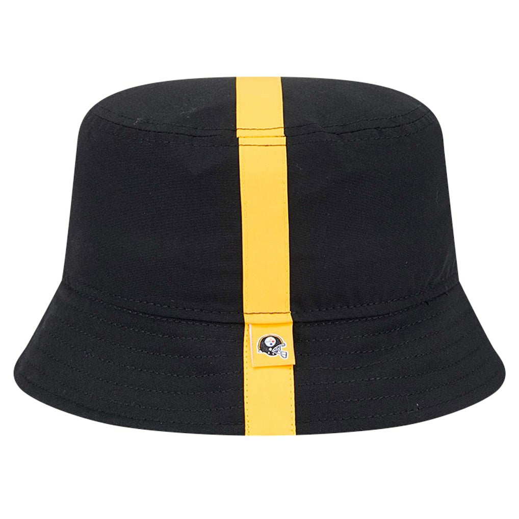 Pittsburgh Steelers New Era Helmet Bucket Hat - Black Hats