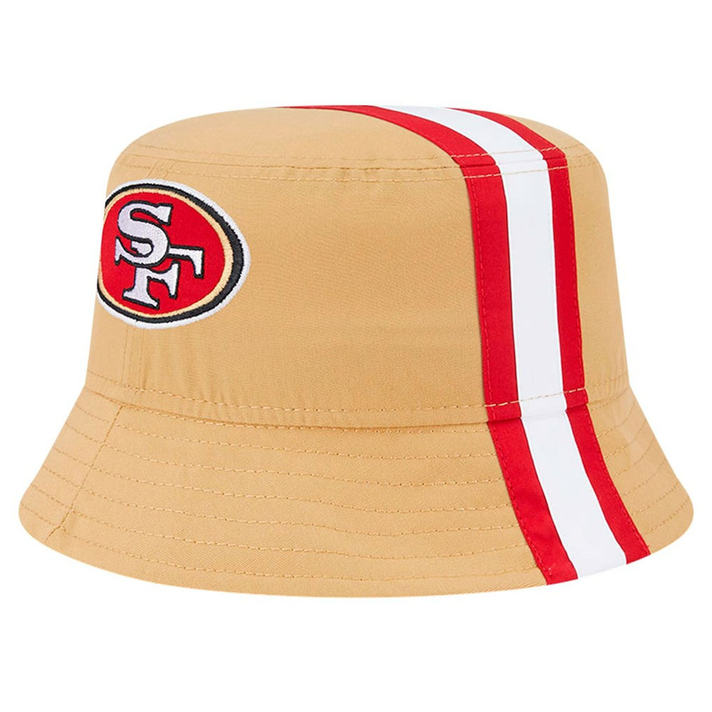 San Francisco 49ers New Era Helmet Bucket Hat - Gold Hats