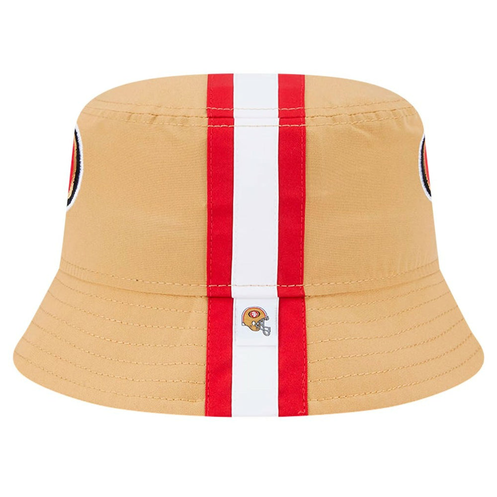 San Francisco 49ers New Era Helmet Bucket Hat - Gold Hats