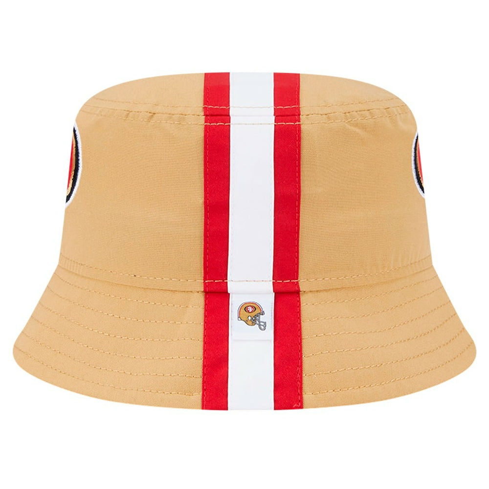 San Francisco 49ers New Era Helmet Bucket Hat - Gold Hats