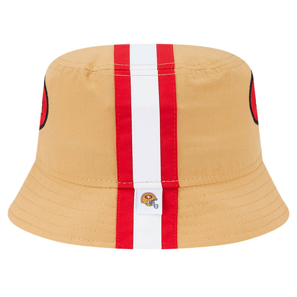 San Francisco 49ers New Era Helmet Bucket Hat - Gold Hats